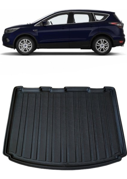 2019 Ford Kuga Koltuk 3D Bagaj Havuzu Kauçuk Siyah