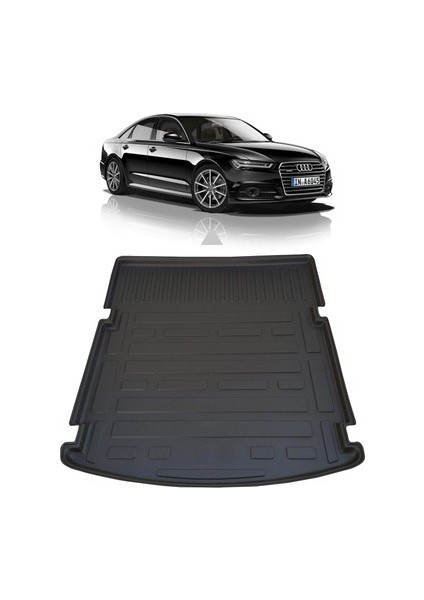 2011 Audi A6 Sedan Uyumlu Bagaj Havuzu Tam Uyumlu 3D Kauçuktur