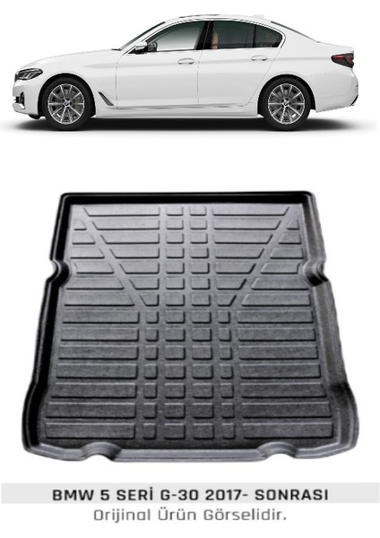 Bmw 5 Serisi G30 Bagaj Havuzu 2017-2023 Araca Özel Üretim ve Tam Uyumlu Kokusuz Kaucuk modelleri