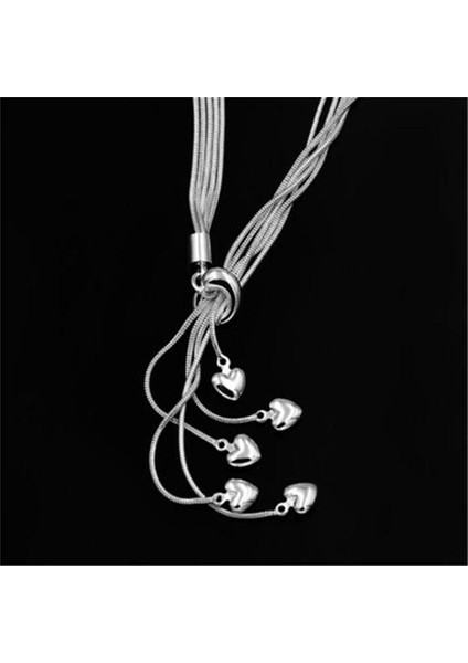 Kadın Moda Yüksek Kaliteli Şık Moda Kalp Püskül Kolye (Yurt Dışından) fiyatları