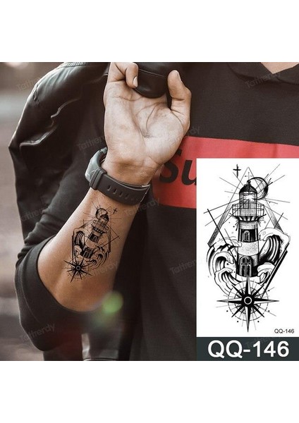 Tattoo Geçici Deniz Feneri Dövmesi