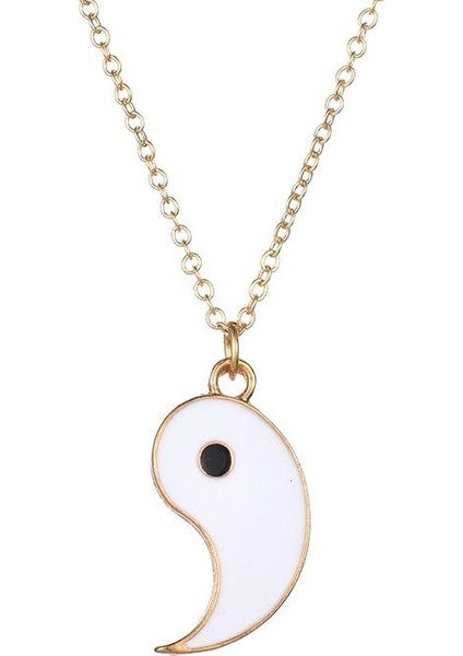 Moda Takı Siz Me Ying Yang Bildirimi Taiji Bagua Charm Takı Severler Yakası Masculino Kadınlar Için Kolye (Yurt Dışından) fiyatları