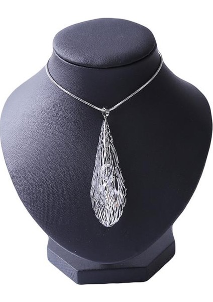 Moda Hollow Yapraklar Kadın Nefis Bohem Kristal Yapay Elmas Kolye (Yurt Dışından) fiyatları