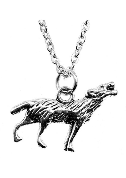 Wyısywg 1 Adet Metal Zincir Vintage El Yapımı Howl Kurt 26X20MM Kolye (Yurt Dışından) modelleri