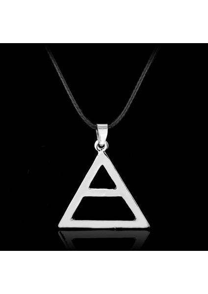 Mars'a Otuz 30 Saniye Üçgen Triad Logo Gümüş Takı Erkek Kadın Kolye (Yurt Dışından)