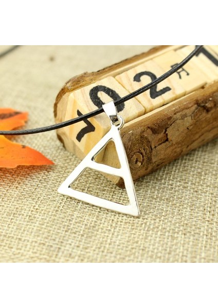 Mars'a Otuz 30 Saniye Üçgen Triad Logo Gümüş Takı Erkek Kadın Kolye (Yurt Dışından) modelleri