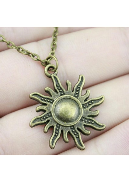 Wyısywg 1 Adet Metal Zincir Erkek Moda Güneş 28X25MM Kolye (Yurt Dışından) fırsatları