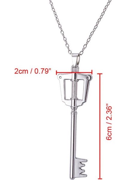 Kingdom Hearts Sora Anahtar Bıçak Alaşım Anahtar Zincirleri Anime Cosplay Kolye (Yurt Dışından) indirimleri
