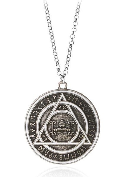 Konstantin "rune Erkekler ve Kadınlar Için Trendy Takı Kolye (Yurt Dışından)