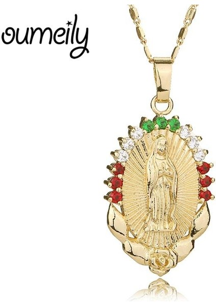 Kadın Moda Meryem Ana Lüks Boyun Çizgisi I Kolye (Yurt Dışından)