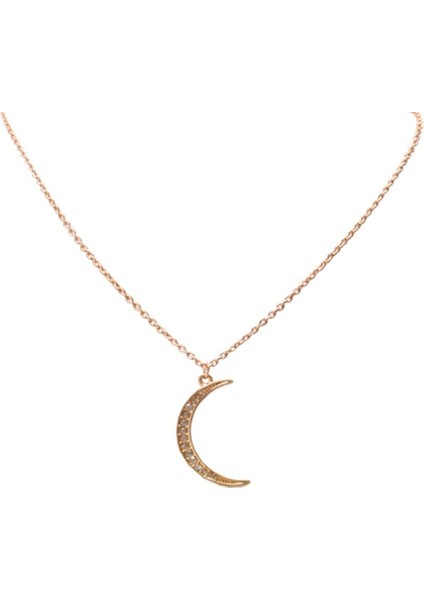 Lackingone Altın Kristal Ay , Hilal Ay , Uzun Boyun Kolye (Yurt Dışından) fiyatları