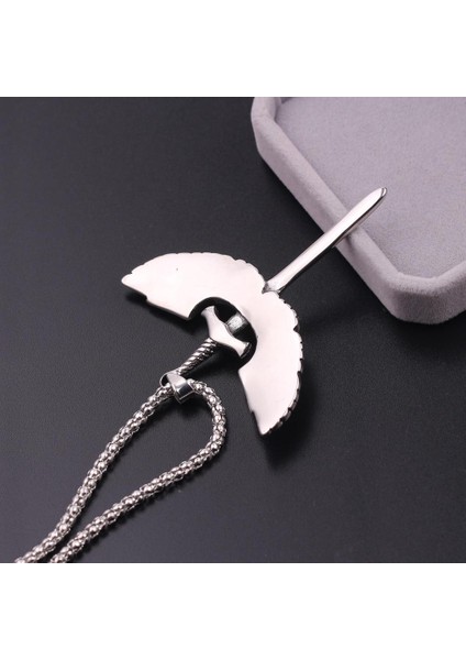 Kartal Kanatları ile Moda Vintage Kılıç Punk Gotik Rüzgar Kılıç Kolye (Yurt Dışından) indirimleri