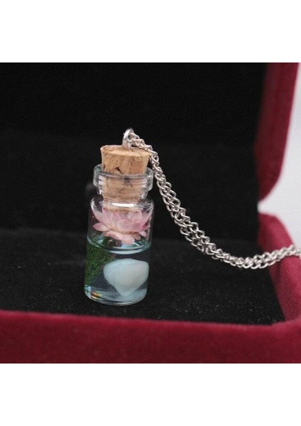 Yaratıcı Kişilik Aydınlık Çiçekler Sürüklenme Şişeleri Parlayan Inci Takı Kolye (Yurt Dışından) modelleri