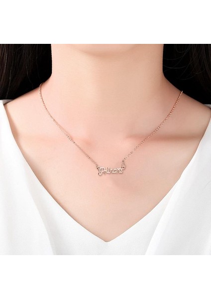 Prenses Mektup Güzel Kolye (Yurt Dışından)