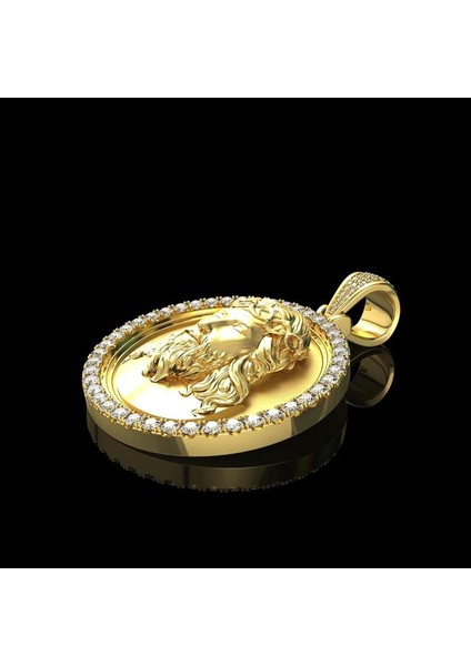 Moda Erkek Altın Renkleri Isa Baş Erkek Kişilik Takı Kolye (Yurt Dışından) indirimleri