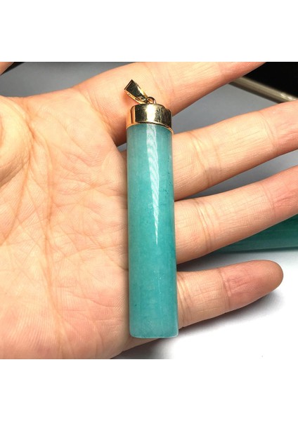 Doğal Silindirik Akik Charms Taş Unisex Küpe Zanaat Takı Yapımı Kolye (Yurt Dışından) indirimleri