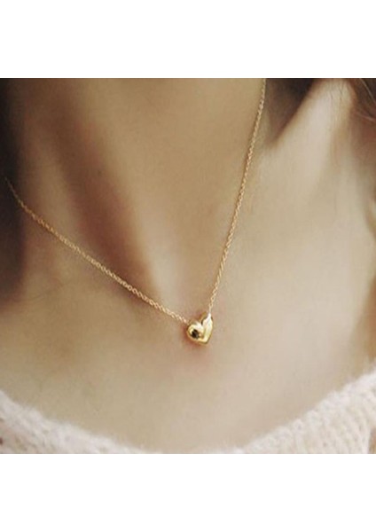 Kadın Moda Altın Kalp Önlük Bildirimi Zincir Takı Kolye (Yurt Dışından) indirimleri