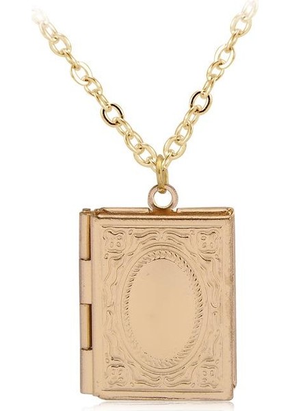 Retro Oyma Fotoğraf Çerçevesi Unisex Takı Kolye (Yurt Dışından) fiyatları