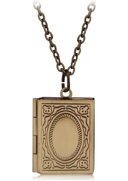 Retro Oyma Fotoğraf Çerçevesi Unisex Takı Kolye (Yurt Dışından) fırsatları