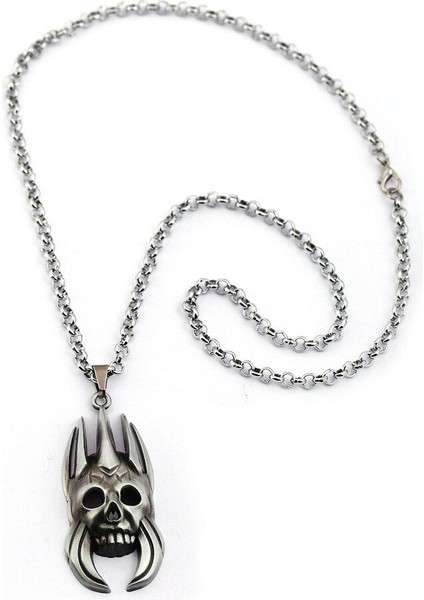 Oyun The Witcher Erkekler Için Metal Gümüş Zincir Punk Vahşi Avı Kurt Kadın Kolye (Yurt Dışından) fiyatları