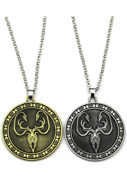 Game Of Thrones Evi Greyjoy Aile Sigil Crest Metal Takı Kolye (Yurt Dışından)