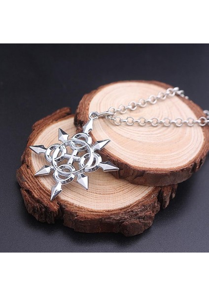 Kingdom Hearts Axel Ebedi Alevler Metal Cosplay Logosu Kolye (Yurt Dışından) modelleri