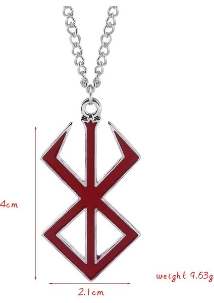 Charms Kırmızı Kılıç Logo Iskandinav Viking Mitolojisinin Çılgın Savaşçısı Gerdanlık Kolye (Yurt Dışından) fırsatları