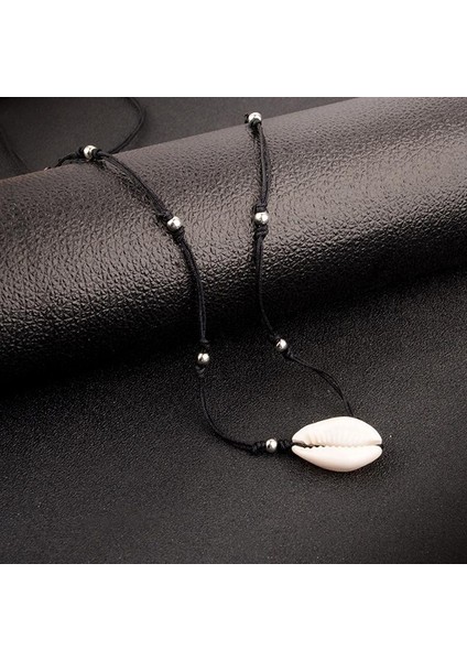 Plaj Doğal Kabuk Boncuk El Örgüsü Klavikula Zinciri Kolye (Yurt Dışından) modelleri