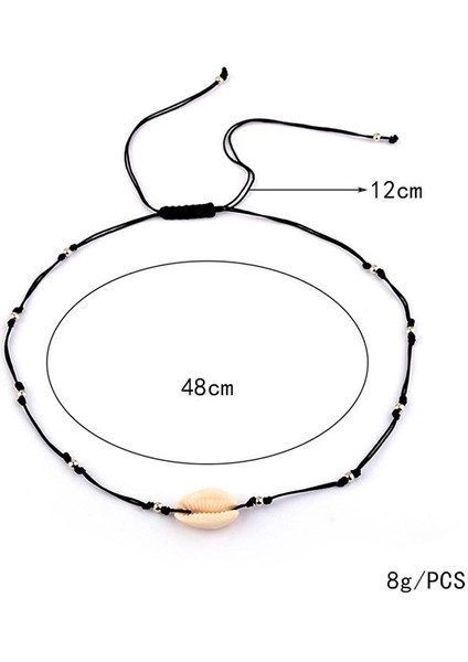 Plaj Doğal Kabuk Boncuk El Örgüsü Klavikula Zinciri Kolye (Yurt Dışından) indirimleri