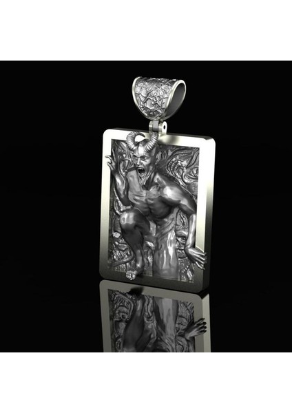 Şeytan Punk Vintage Boynuzlu Kafatası Kolye (Yurt Dışından) fiyatları