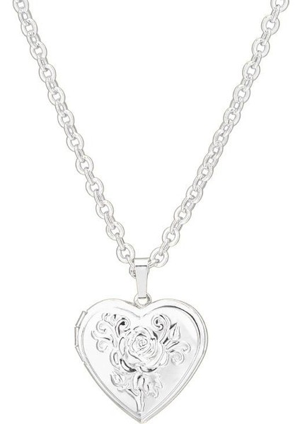 Klasik 18 K Altın Kalp Şekli Baskı Dıy Faz Kutusu Yüzen Kolye (Yurt Dışından) fiyatları