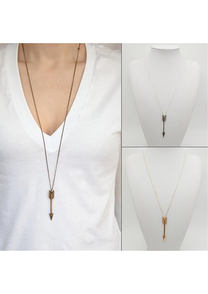 Bohem Stili Ok Kazak Zinciri Kolye (Yurt Dışından) modelleri