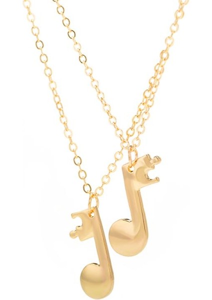 Çift Arkadaşlar Moda Müzik Notu Çift Aşk Takı Kolye (Yurt Dışından)