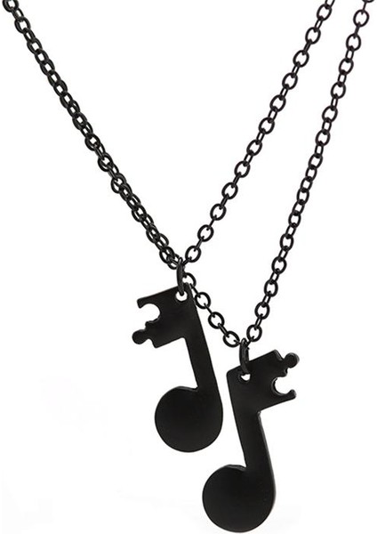 Çift Arkadaşlar Moda Müzik Notu Çift Aşk Takı Kolye (Yurt Dışından) modelleri