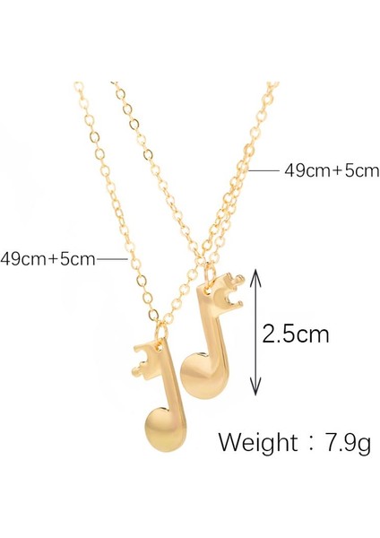 Çift Arkadaşlar Moda Müzik Notu Çift Aşk Takı Kolye (Yurt Dışından) indirimleri