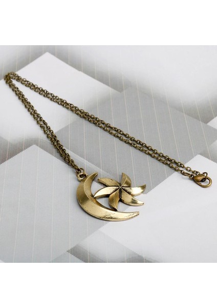 The Elder Scrolls Skyrim Vintage Ay Yıldız Kolye (Yurt Dışından) indirimleri