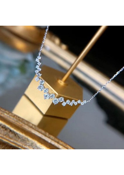 Lüks Beyaz Kristal Kadınlar Için Moda Kazak Zincir Akşam Parti Takı Kolye (Yurt Dışından) fırsatları