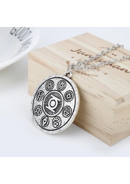 Kadın Erkek Metal Runik Zincir Kolye (Yurt Dışından) modelleri