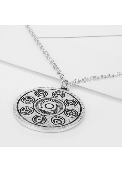 Kadın Erkek Metal Runik Zincir Kolye (Yurt Dışından) indirimleri