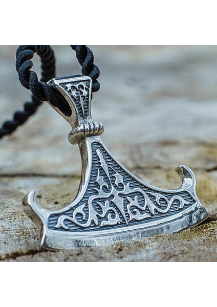 Moda 36L Paslanmaz Çelik Balta Erkek Retro Takı Anıt Kolye (Yurt Dışından) modelleri