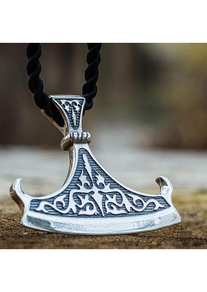 Moda 36L Paslanmaz Çelik Balta Erkek Retro Takı Anıt Kolye (Yurt Dışından) fırsatları