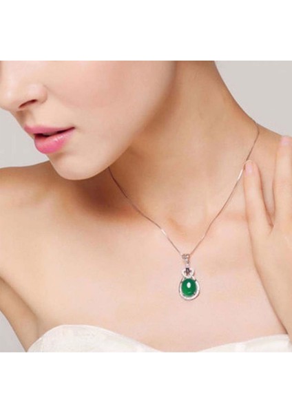 Doğal Zümrüt Lüks Düğün Büyüleyici Kadınlar Takı Kolye (Yurt Dışından) fırsatları