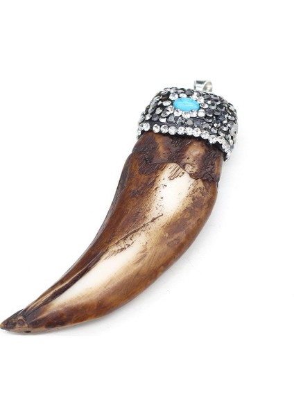 Takı Yapımı Için Boynuz Şekilli Matkap Charms Dıy El Işi Dikiş El Sanatları I Kolye (Yurt Dışından)