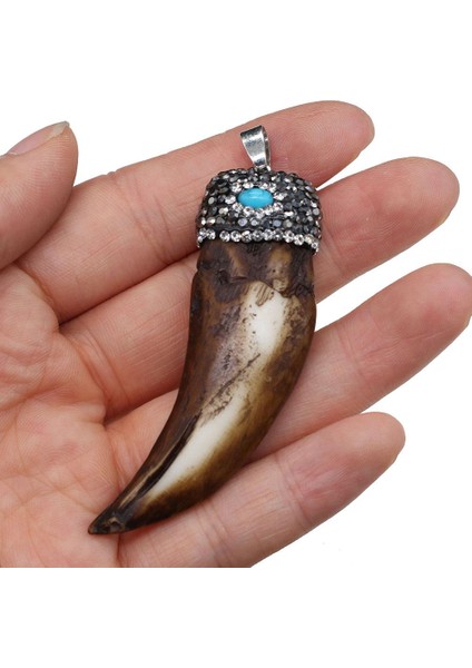 Takı Yapımı Için Boynuz Şekilli Matkap Charms Dıy El Işi Dikiş El Sanatları I Kolye (Yurt Dışından) fiyatları