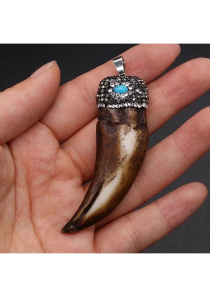 Takı Yapımı Için Boynuz Şekilli Matkap Charms Dıy El Işi Dikiş El Sanatları I Kolye (Yurt Dışından) indirimleri