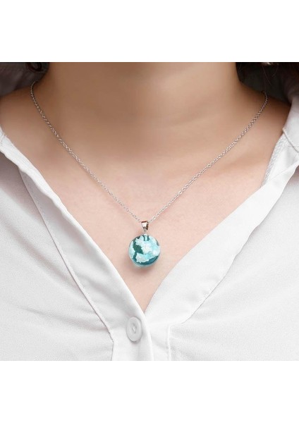 Beyaz Bulutlar Mavi Gökyüzü Cam Top Yaratıcı Reçine Ayarlanabilir Kolye (Yurt Dışından) indirimleri