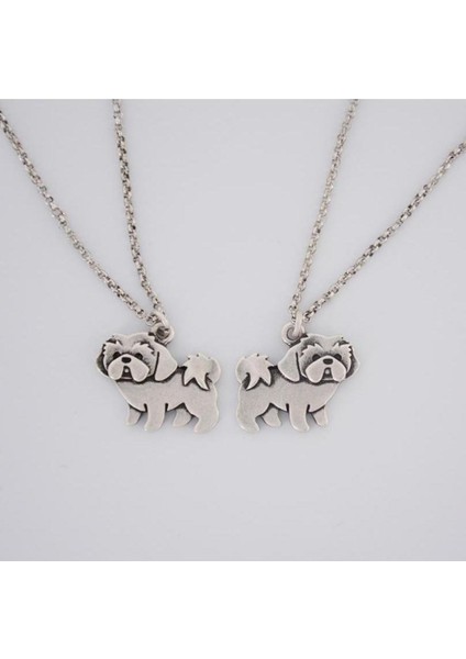 Vintage Yaka Hippi Tiny Shih Tzu Aslan Köpek Collier Kadın Erkek Kolye (Yurt Dışından) fırsatları