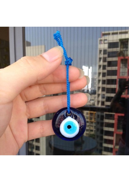Peigu 1 Adet Lampwork Cam Türk Nazar Charm Araba Ev Muska Kabala Kolye (Yurt Dışından)