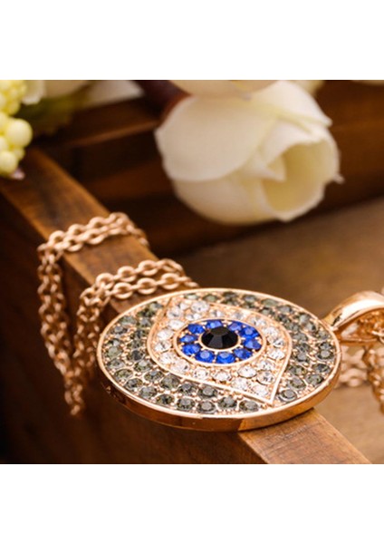 Moda Kristal Türkiye Mavi Göz Kolye (Yurt Dışından) fiyatları