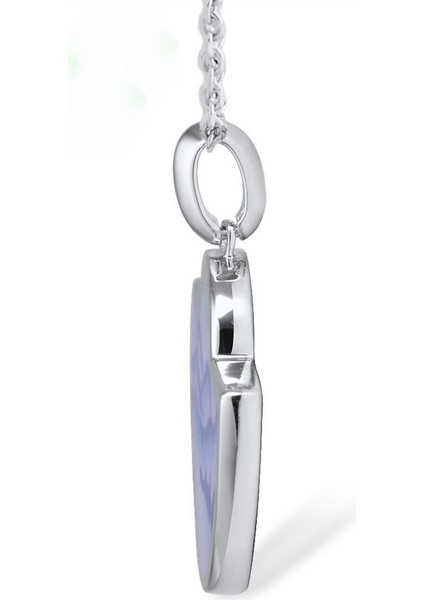 Kadınlar Büyüleyici Göl Gairdner Tasarım Doğal Manzara Nişan Düğün Takı Kolye (Yurt Dışından) indirimleri